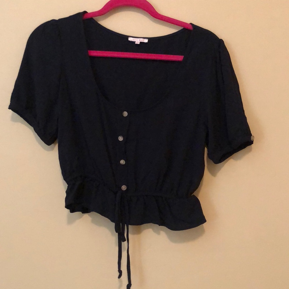 LOTTIE MESS SIZE MEDIUM BLACK CROP
